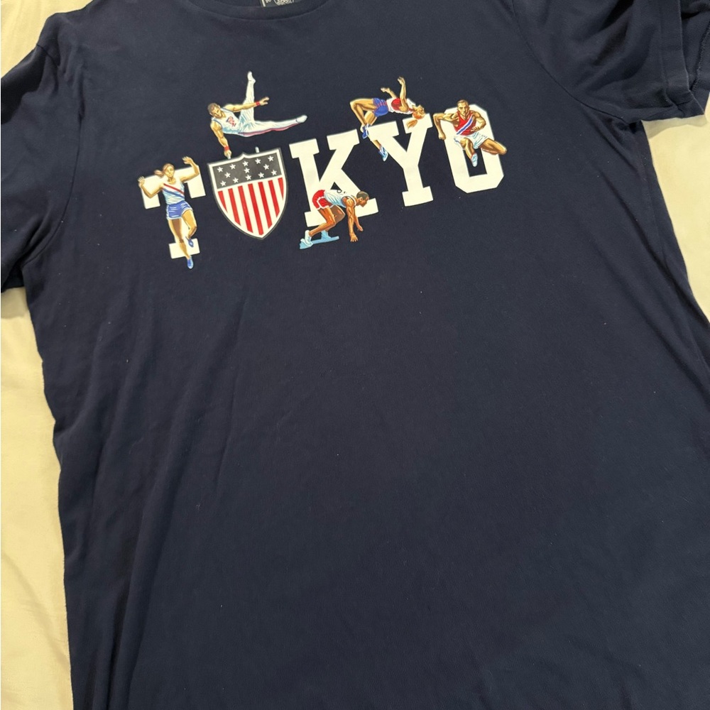 ❌SOLD❌ Polo by Ralph Lauren TOKYO OLYMPICS Blue Short Sleeve Tee